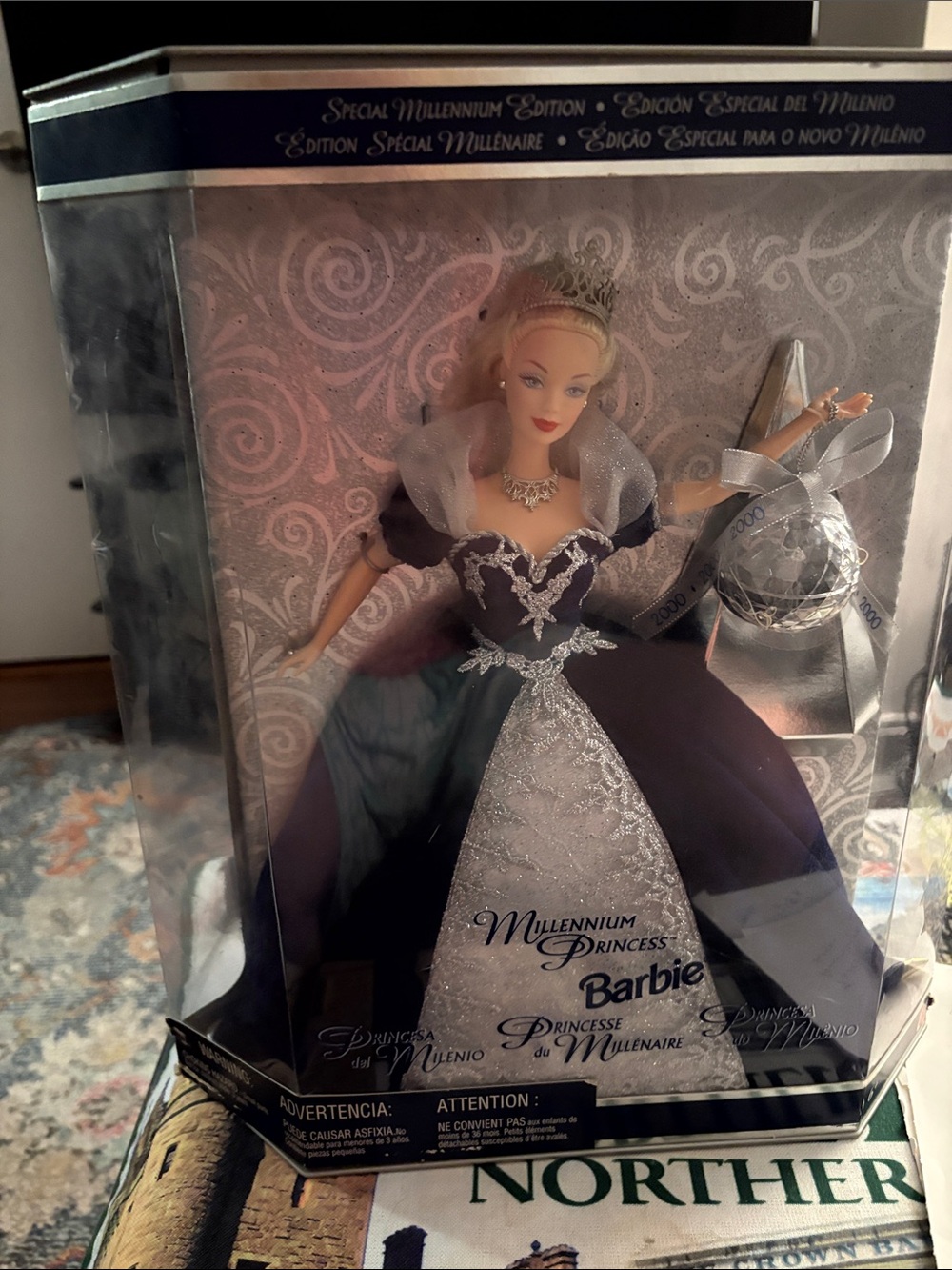 Barbie Millennium Princess Doll - Silver & Navy